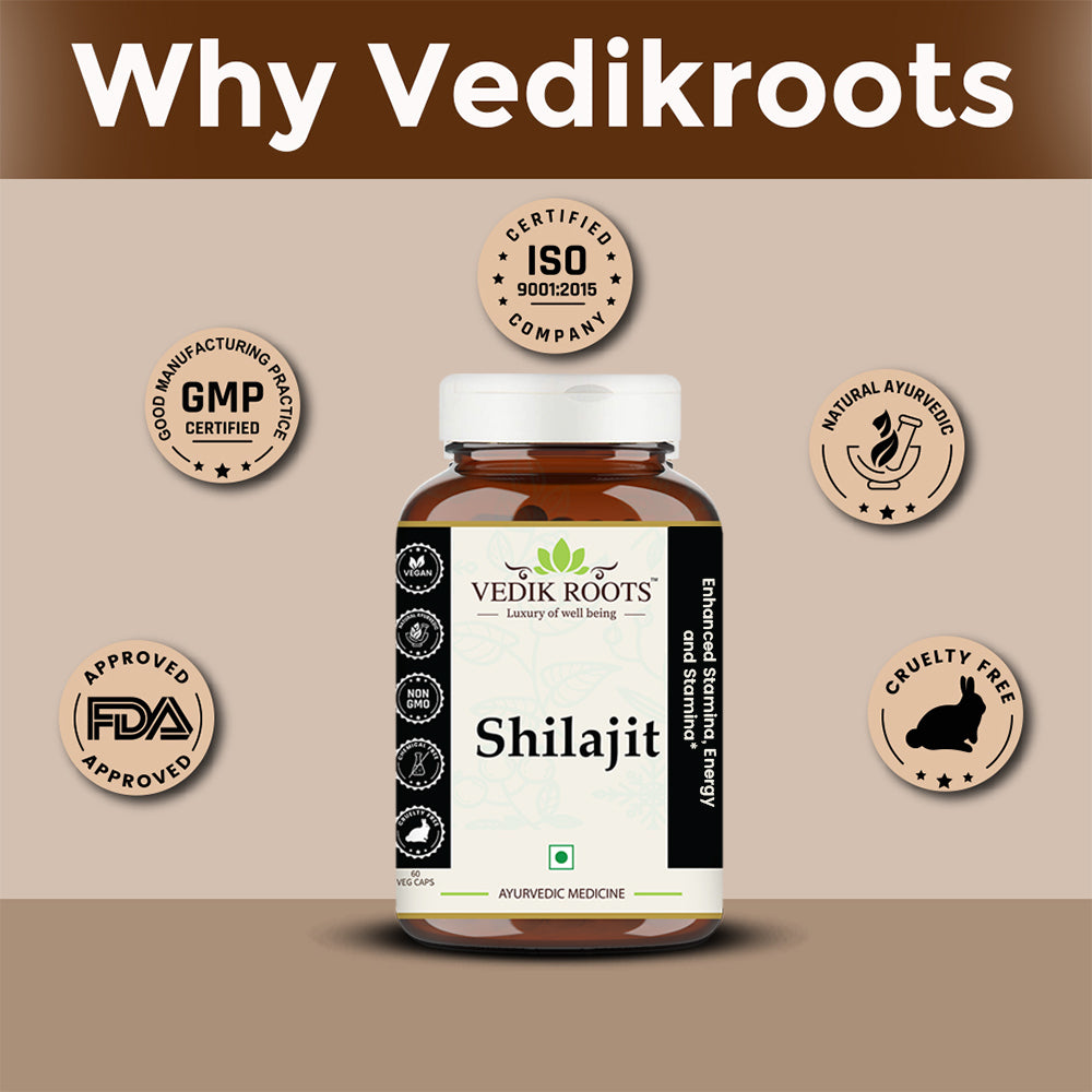 Certified shilajit capsule