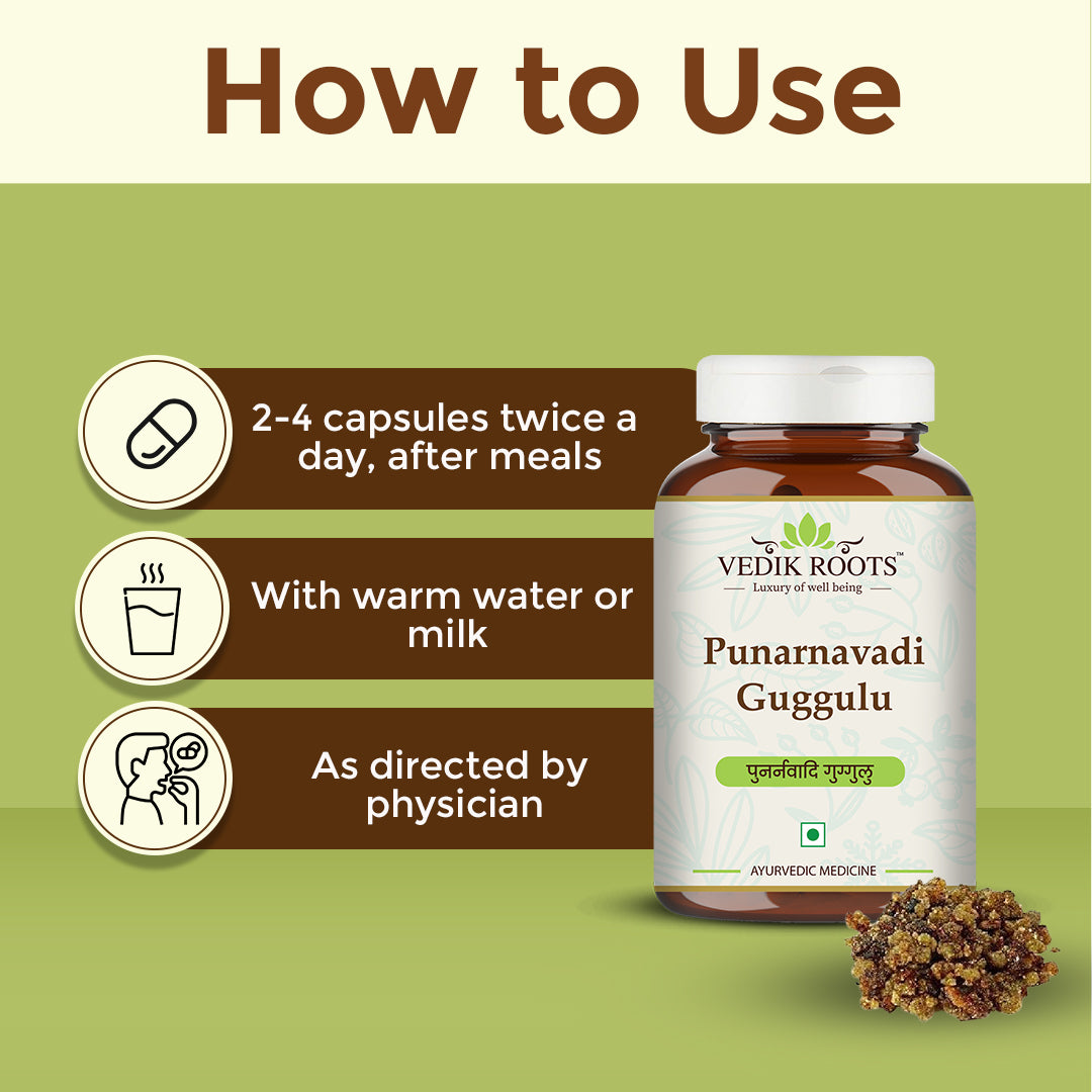 How to use Punarnavadi gugulu