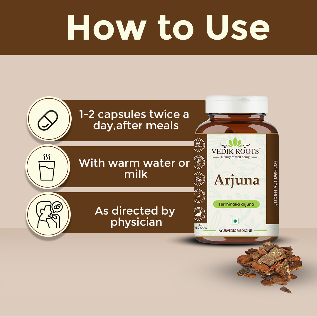 How to use arjuna powder