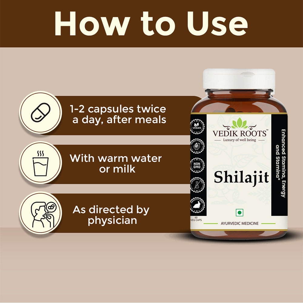 How to use shilajit capsule