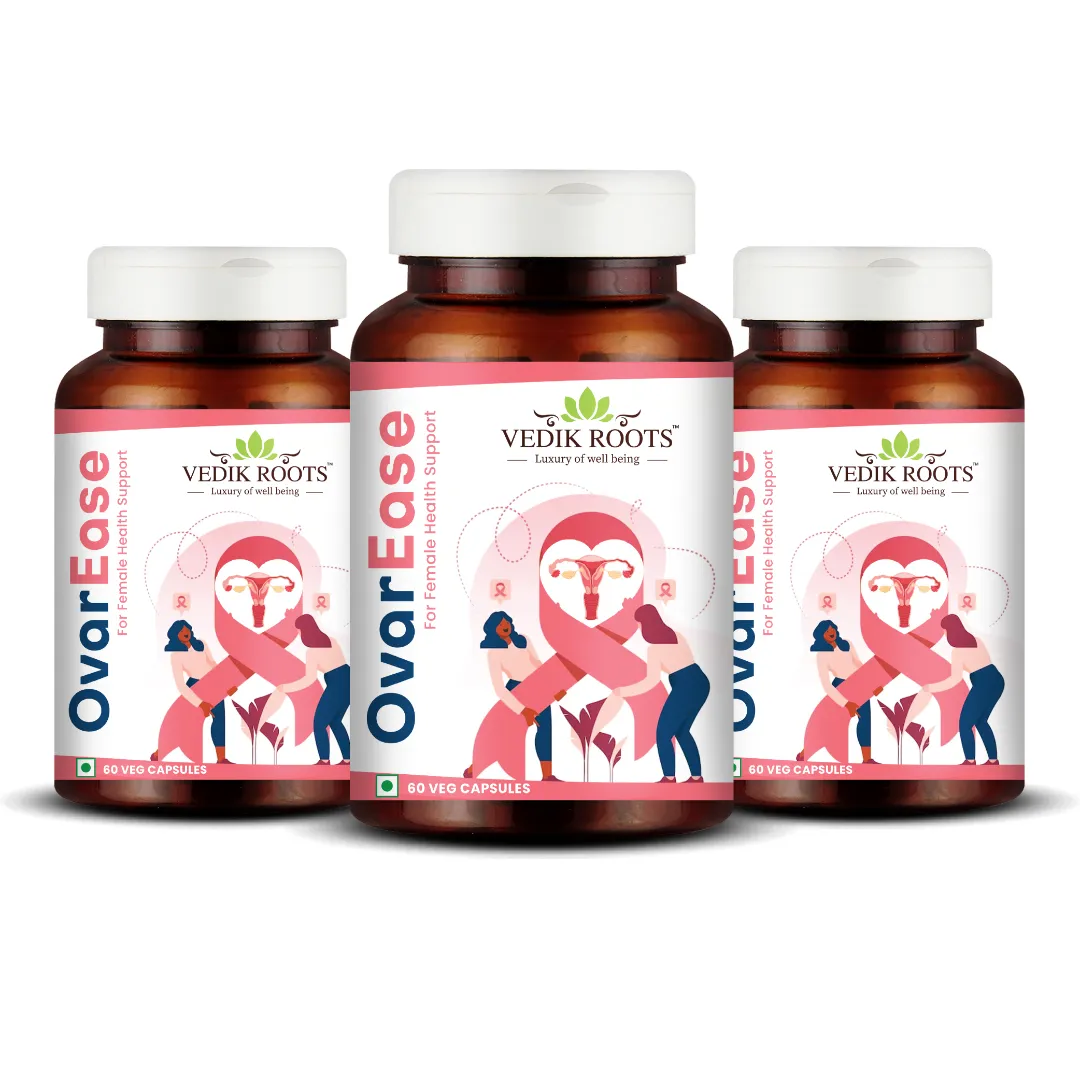 OvarEase - Fights signs of Irregular Periods| Relief from Cramps| Helps with PCOS/PCOD