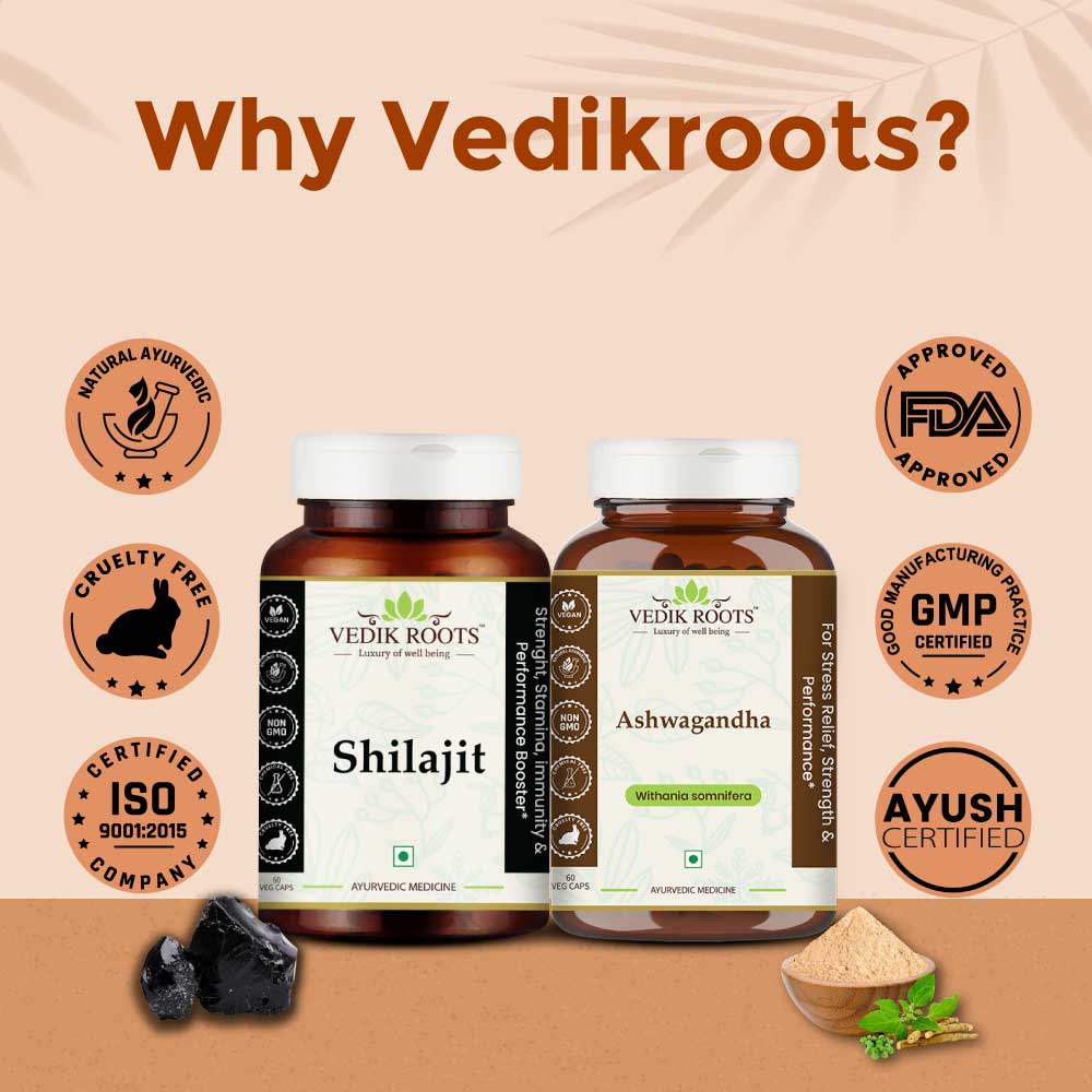 Shilajit and Ashwagandha Combo Kit