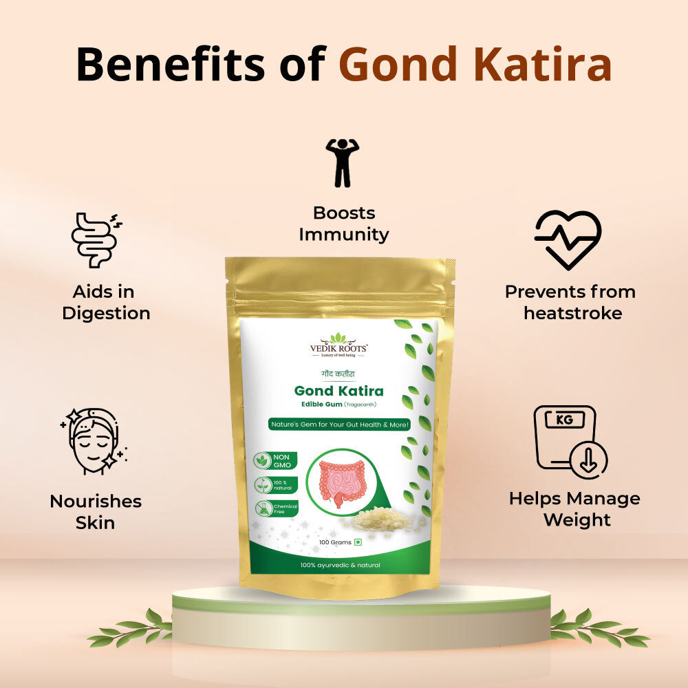 Gond Katira Granules – Quick-Dissolve, Easy-to-Use, Long-Lasting, and Perfectly Measured for Your Daily Nutrition!