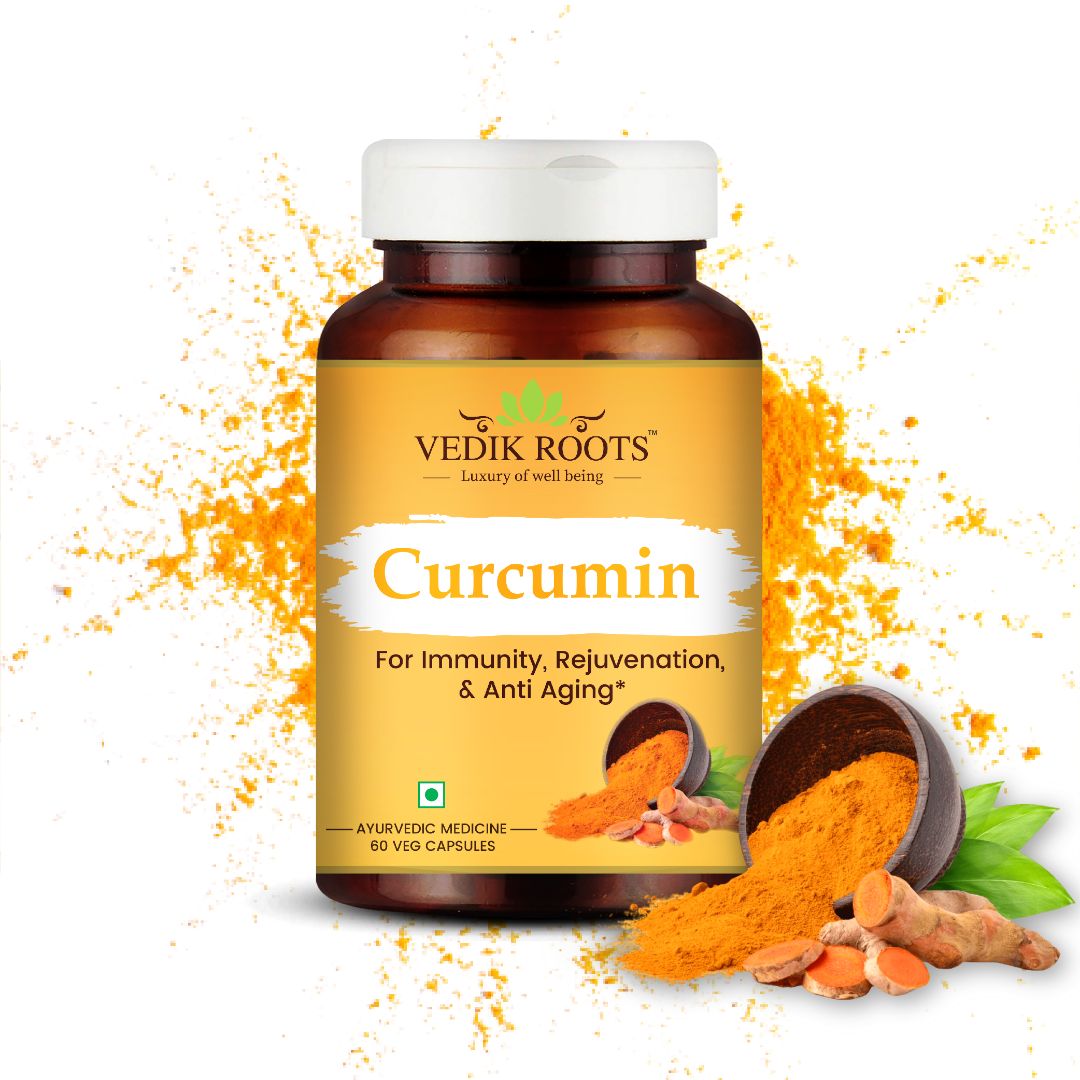 Curcumin Capsules : Ayurvedic Medicine for Joint Comfort & Digestive Support