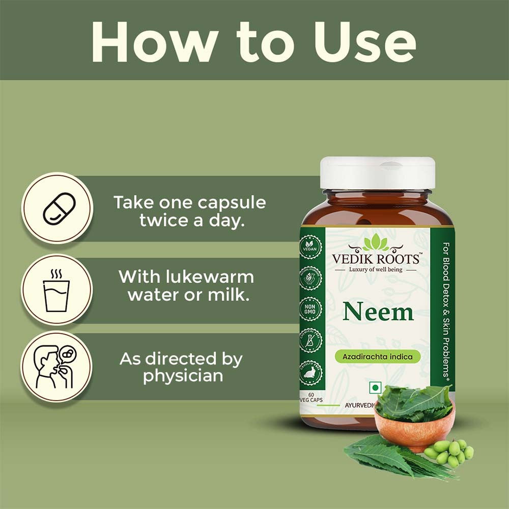 How to use neem capsule