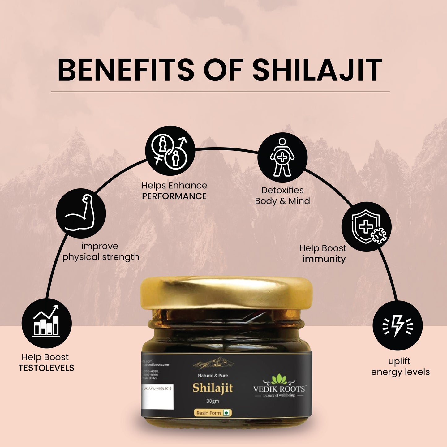 Buy Pure Himalayan Shilajit with Fulvic Acid at Best Price