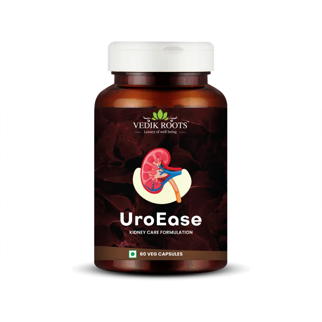 UroEase | Ayurvedic Herbal Supplement For Kidney Health | Maintains Uric Acid Levels