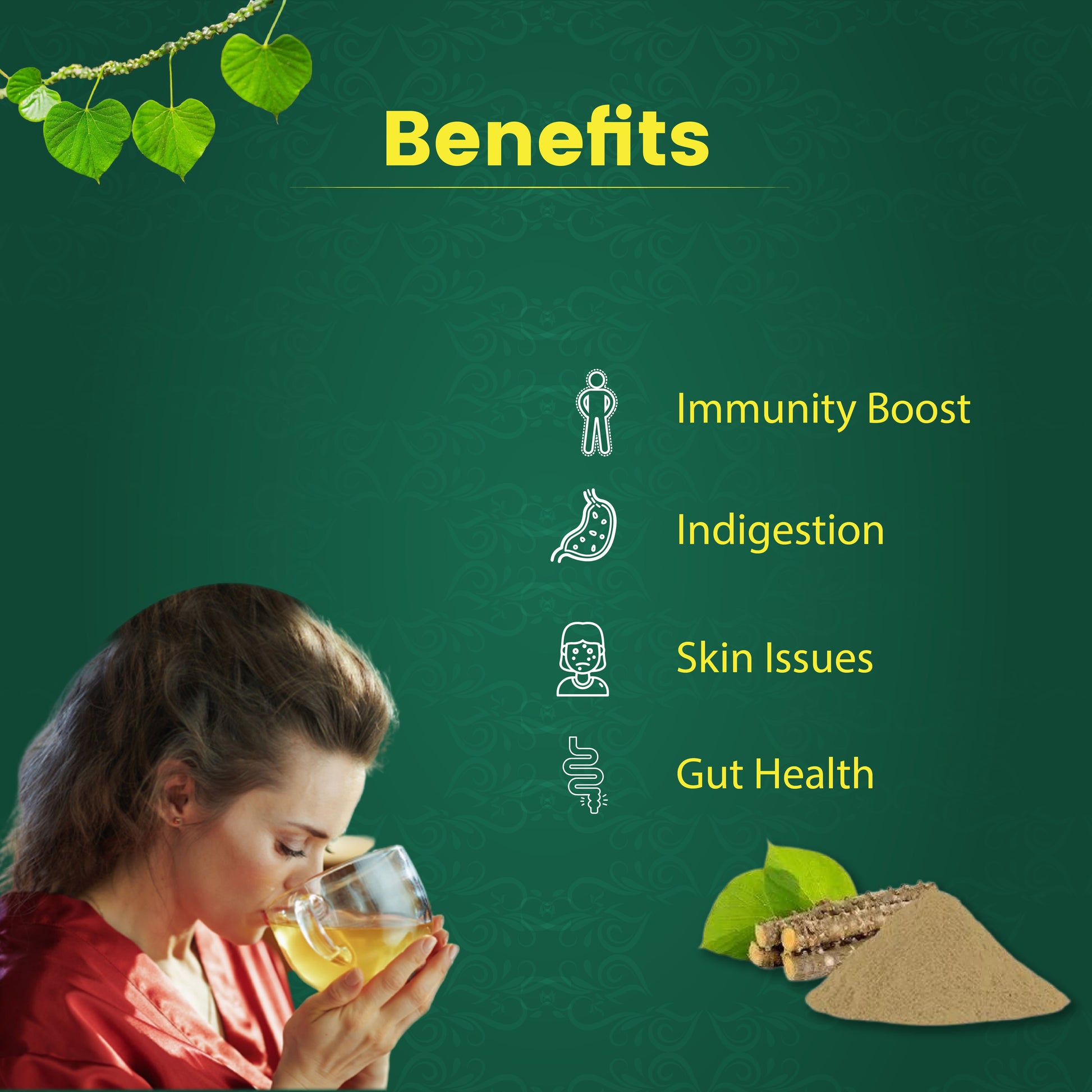 Unlock the Health Benefits of Giloy Powder | Vedikroots Ayurveda