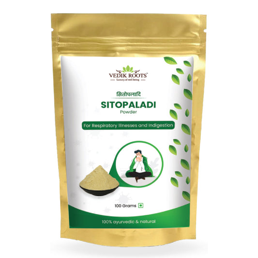 Breathe Easy with Pure Sitopaladi Powder | Enhance Respiratory Health | Vedikroots Ayurveda