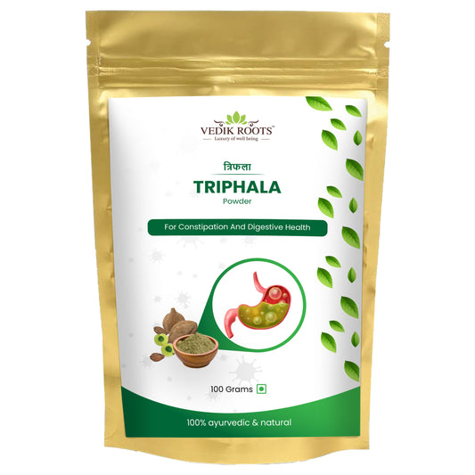 100% Pure Triphala Powder – The Natural Solution For Constipation & Gas Relief(100 GM